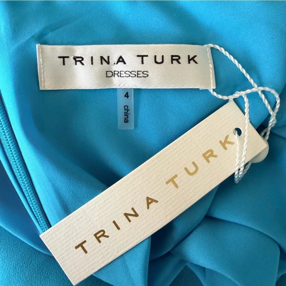 Trina Turk Vibrant Blue Felisha Mini Dress | 4